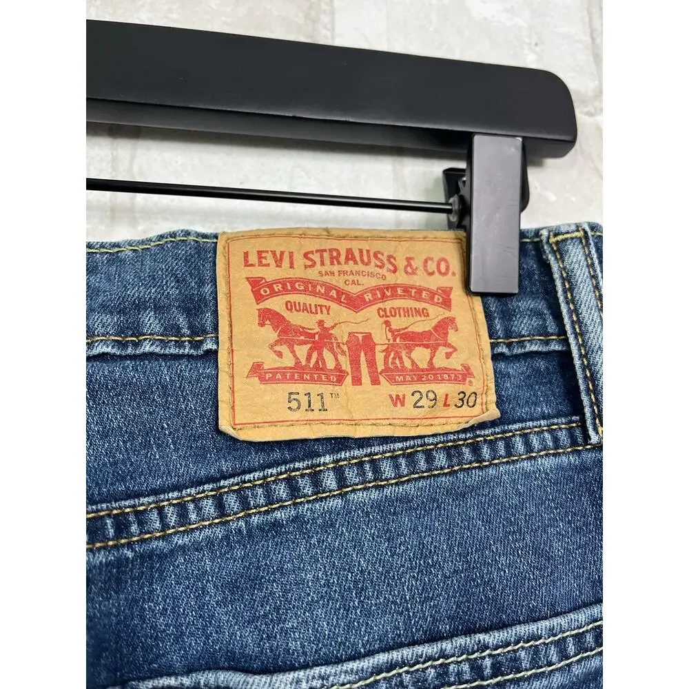 Levi’s 511 Medium Wash Straight Leg Jeans